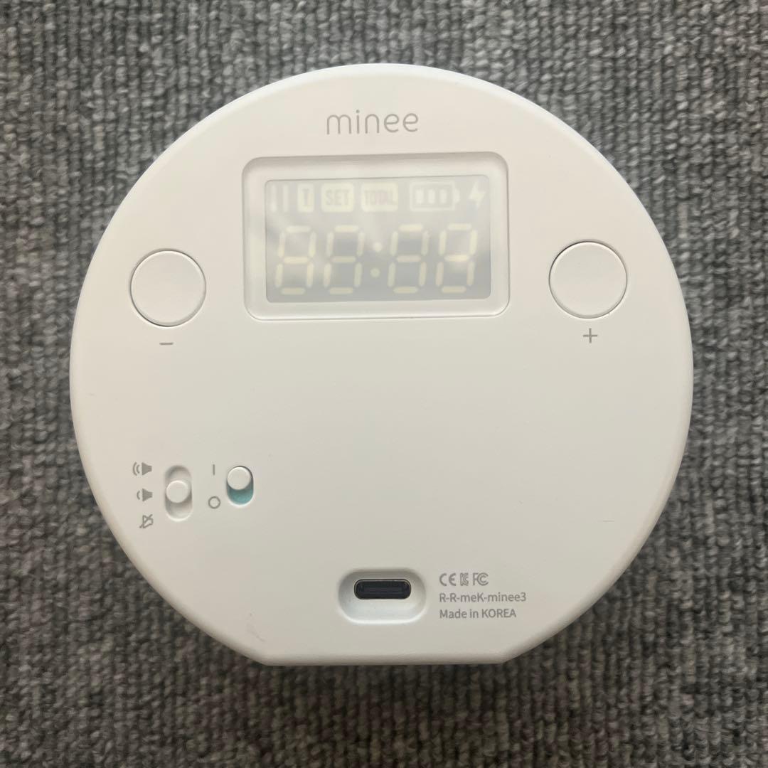 純正ケース付き minee3 ポモドーロタイマー パステルマリン