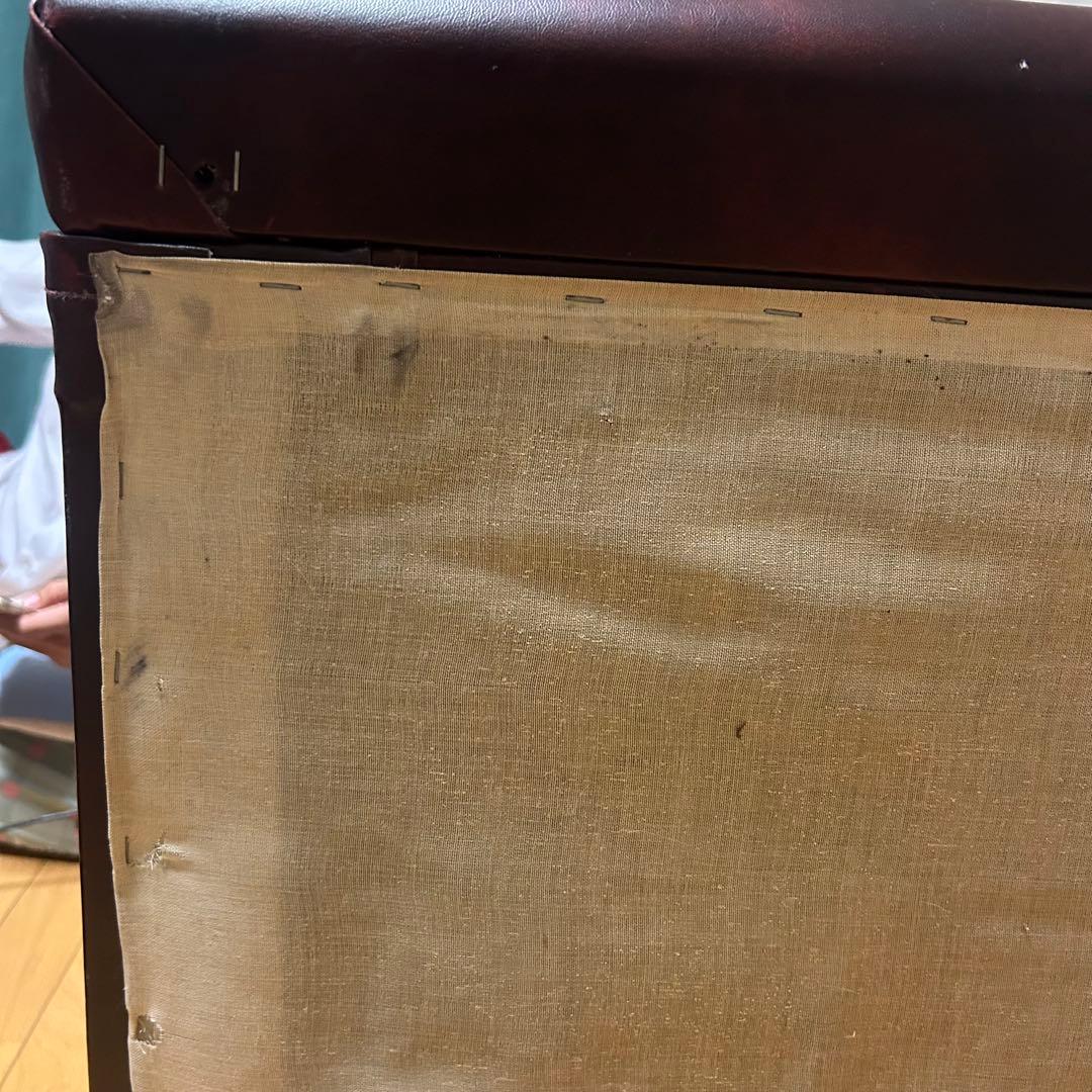 ☆最終値下【ヴィンテージ風レザー調1人掛けソファ】