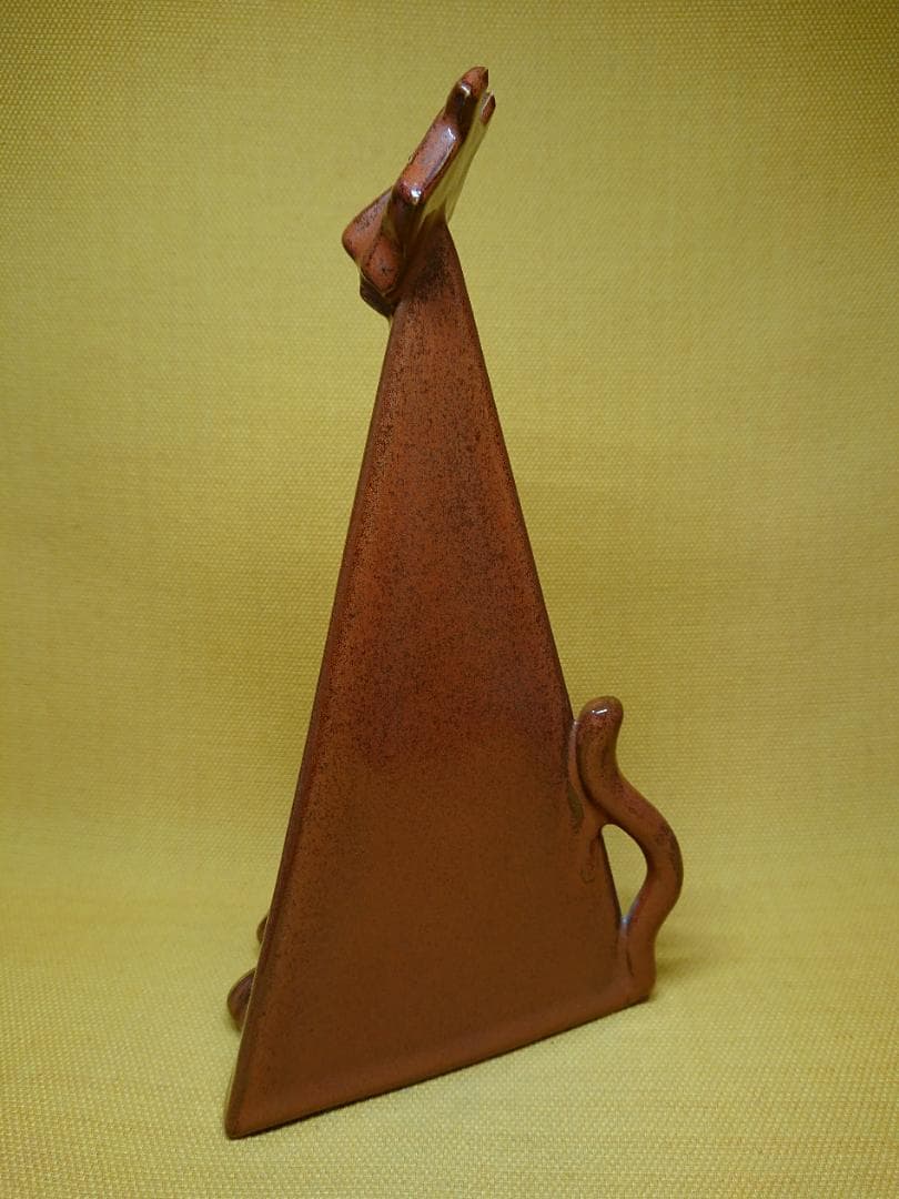 トラ　虎　陶器　オブジェ　置物　インテリア　工芸品　美術品　A1716