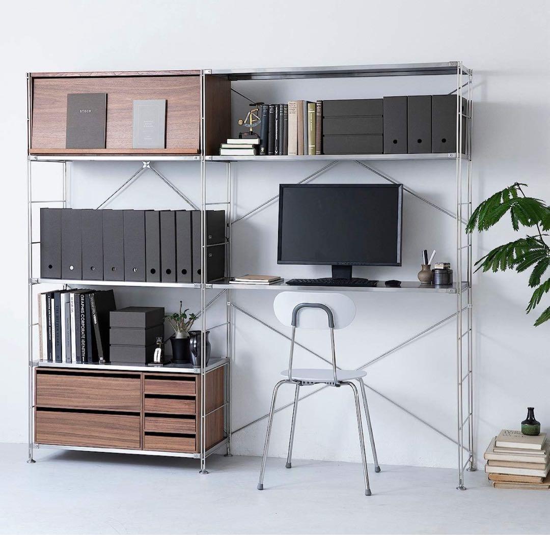 ☘️送料無料⭐️２個セット⭐️ほぼ新品⭐️入手困難⭐️無印⭐️木製収納ケース⭐️引出４段