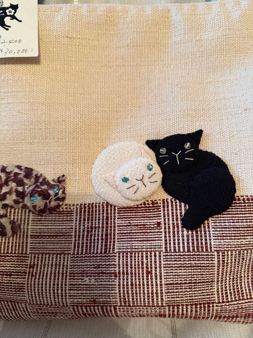 猫のパッチワークトートバッグ