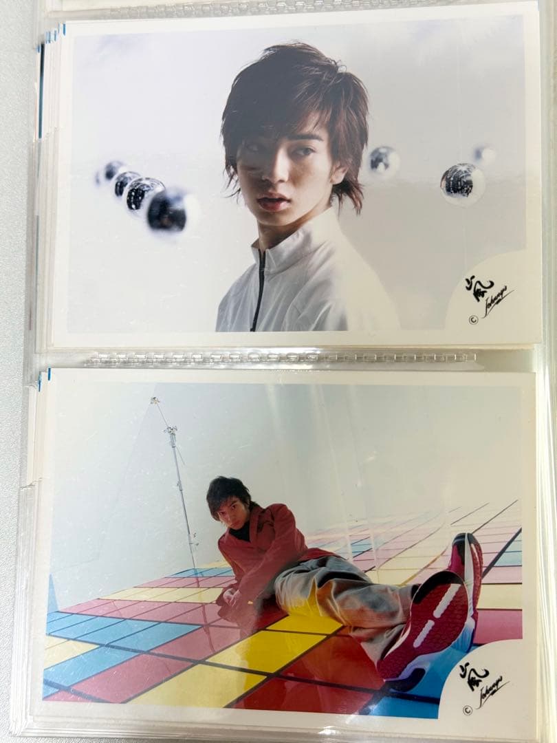 【希少品】嵐　松本潤　公式写真　旧嵐ロゴ　デビュー初期　ARASHI