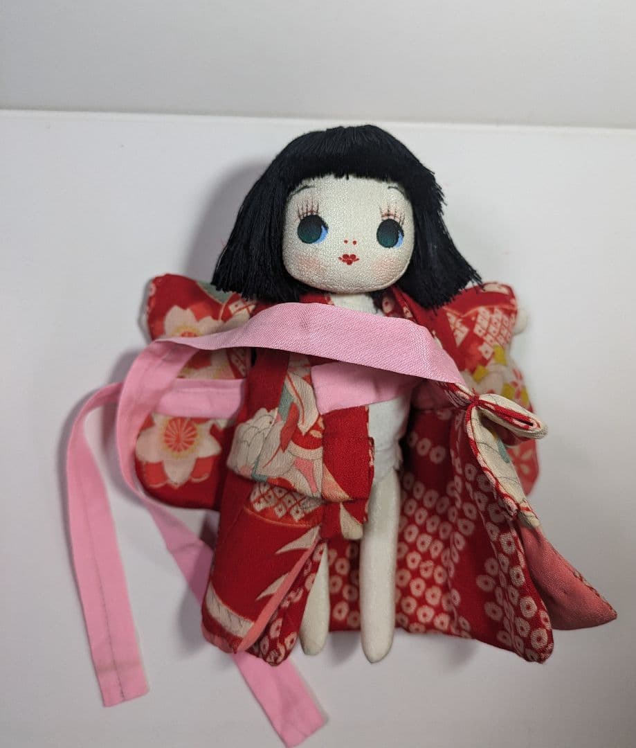 文化人形　ミニ文化人形 ゆずちゃん 着せ替え 着物人形 ミニ頭巾ちゃんセット