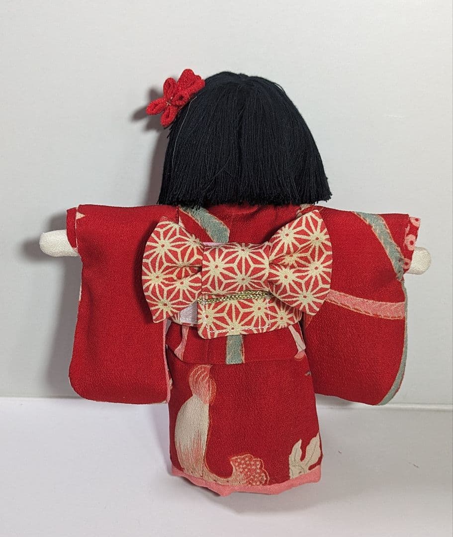 文化人形　ミニ文化人形 ゆずちゃん 着せ替え 着物人形 ミニ頭巾ちゃんセット
