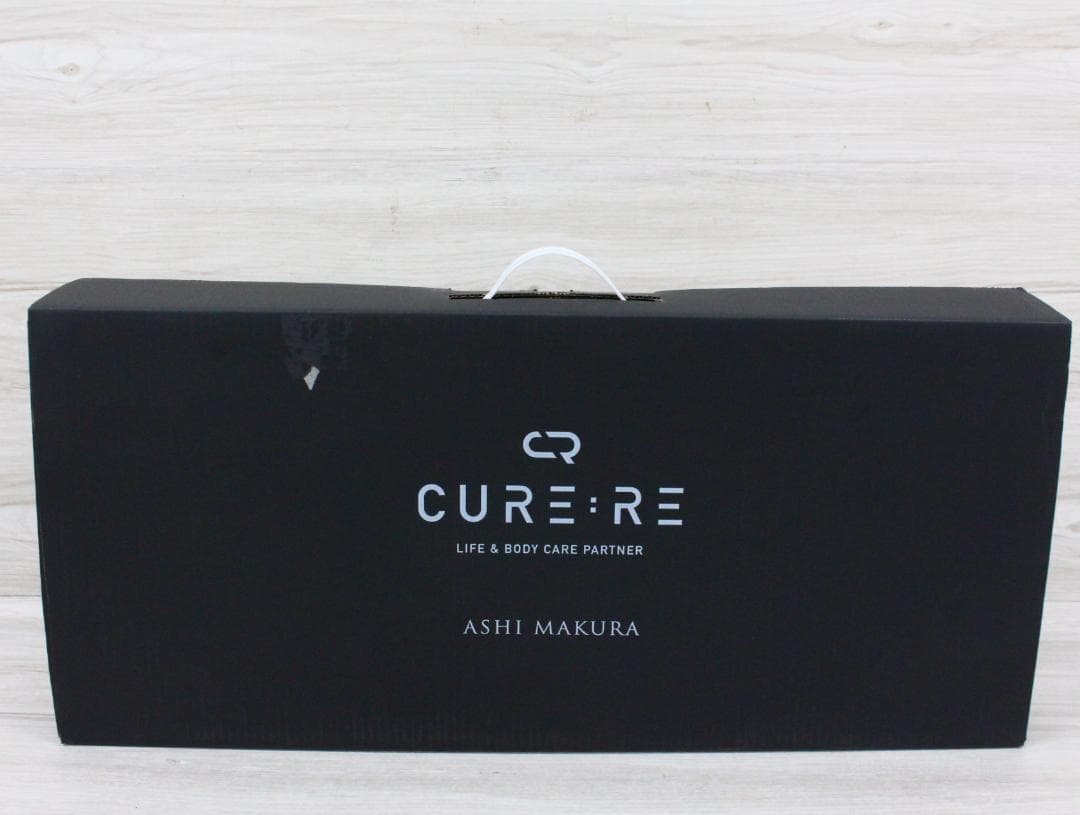 ▲CURE:RE/キュアレ メッシュフットピロー ネイビー 足枕