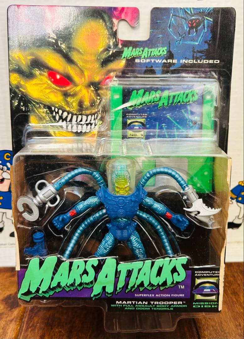 96'Mars Attacks! マーズ・アタック!Topps版フィギュア×3