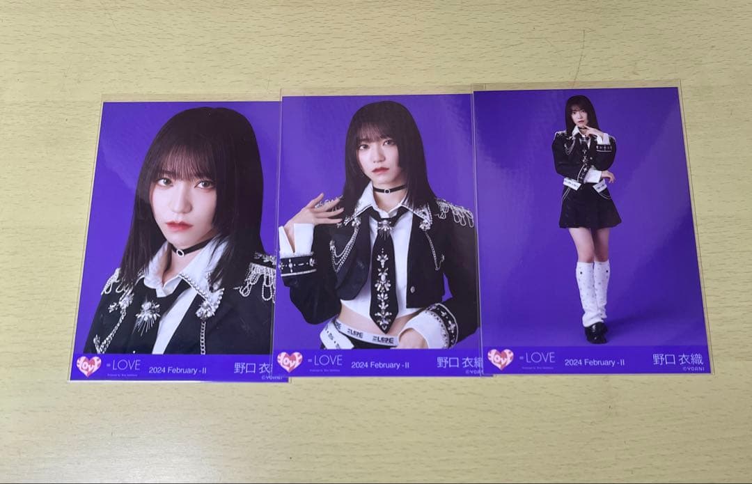 イコラブ 野口衣織 生写真 IDフォト まとめ売り