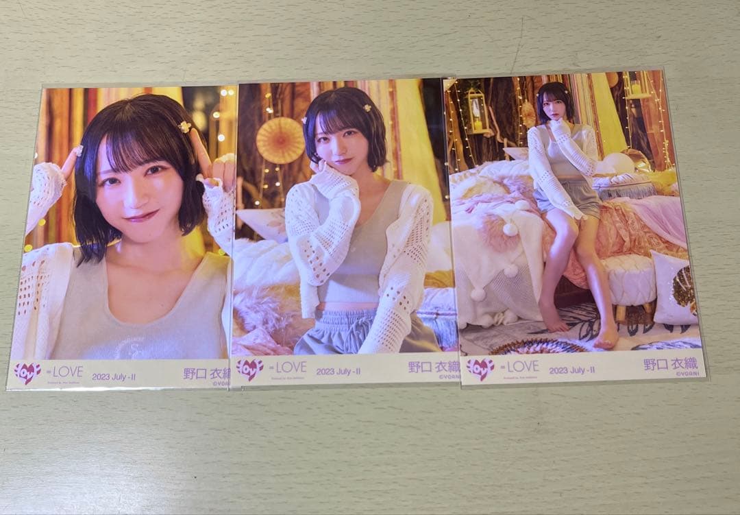 イコラブ 野口衣織 生写真 IDフォト まとめ売り