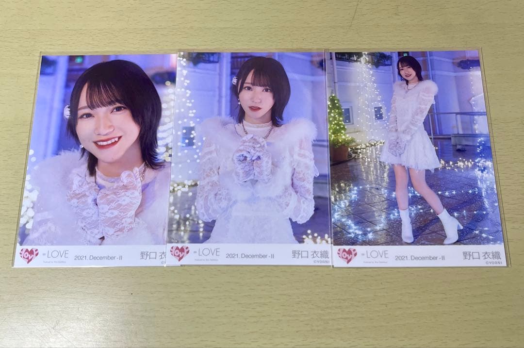 イコラブ 野口衣織 生写真 IDフォト まとめ売り