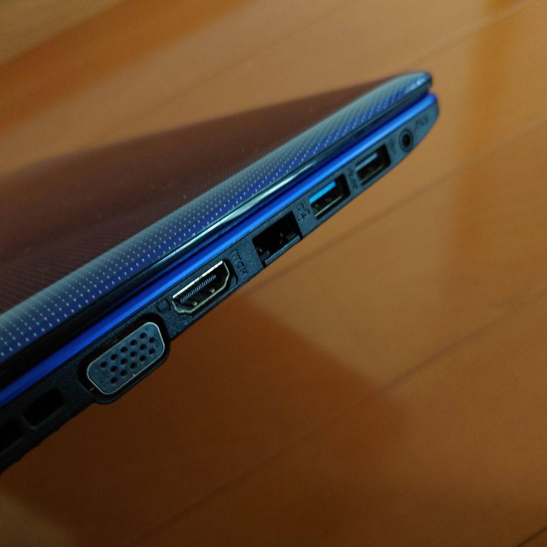 設定済み✨️ASUS ノートパソコン✨️ブルー✨️i3/新品SSD/オフィス