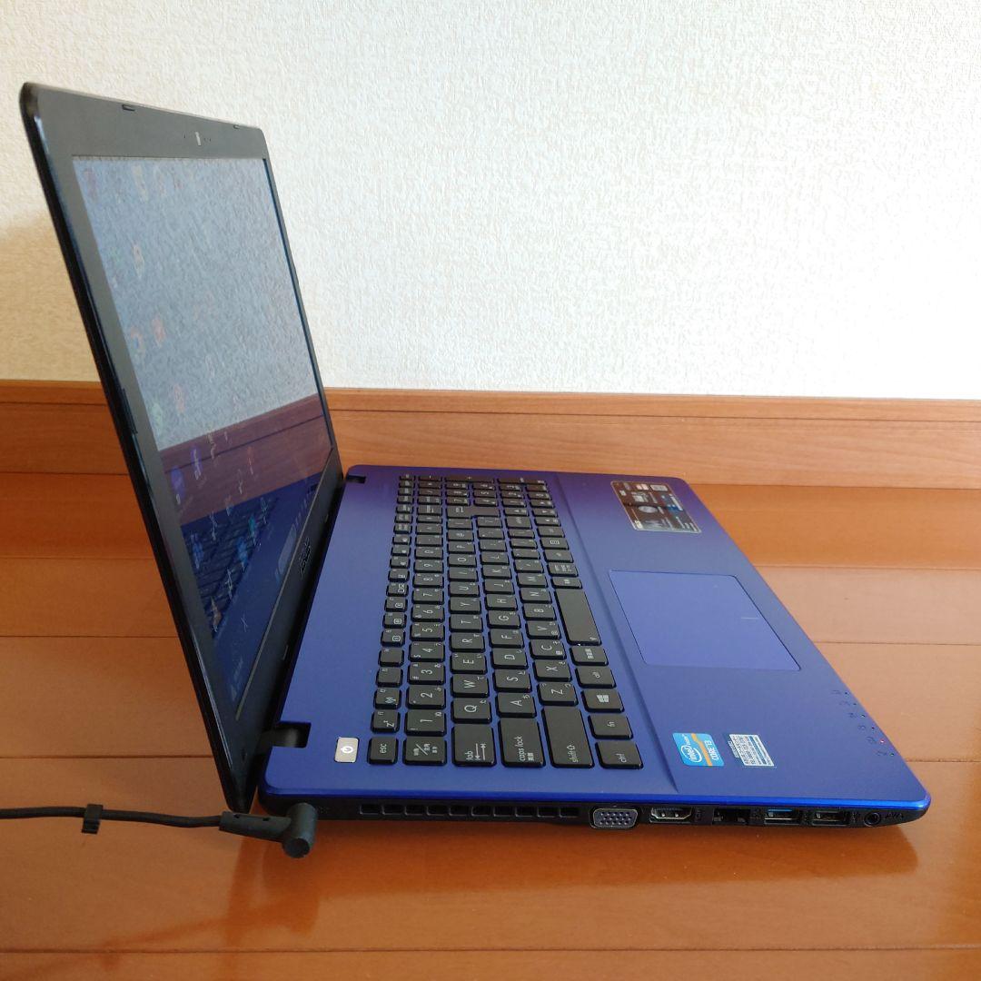 設定済み✨️ASUS ノートパソコン✨️ブルー✨️i3/新品SSD/オフィス