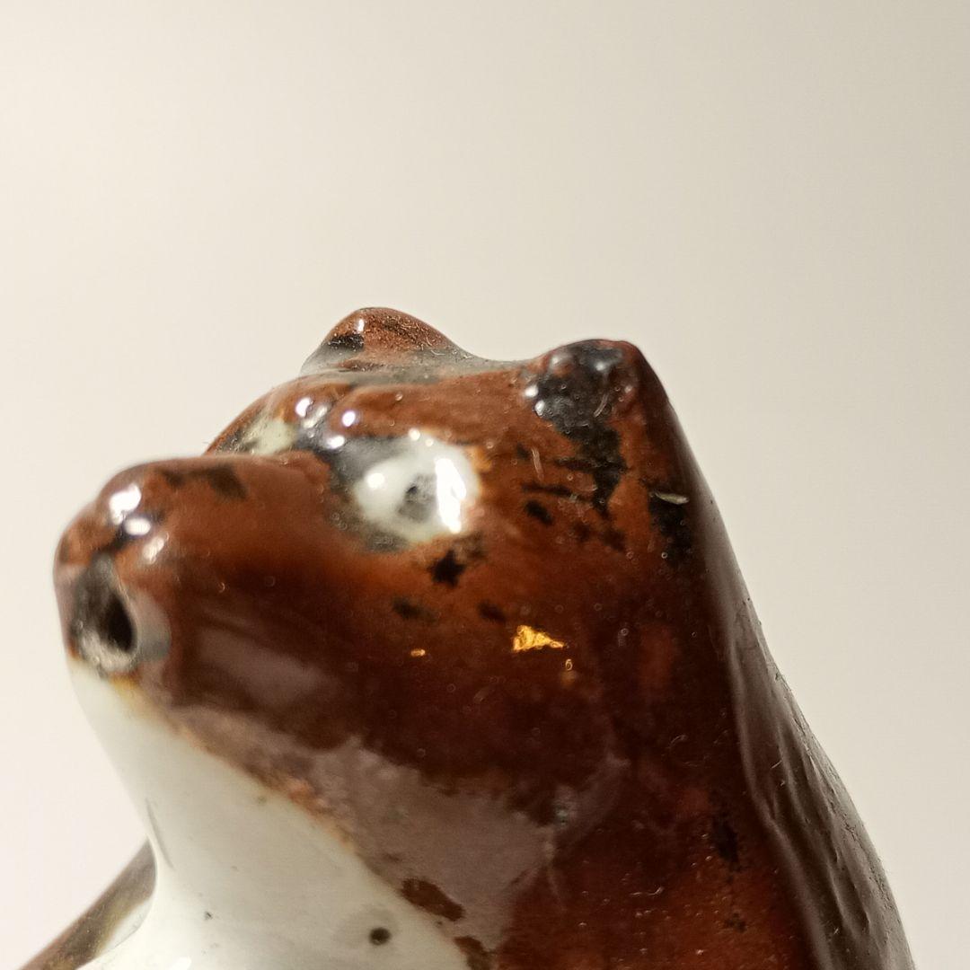 古い磁器　瀬戸焼　狸の水滴