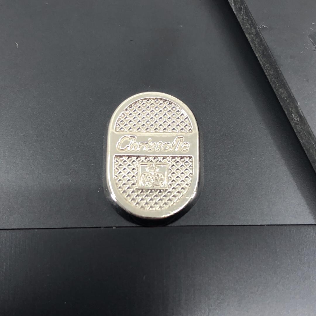 【美品】クリストフル／フォトフレーム 写真立て シルバー／CF5