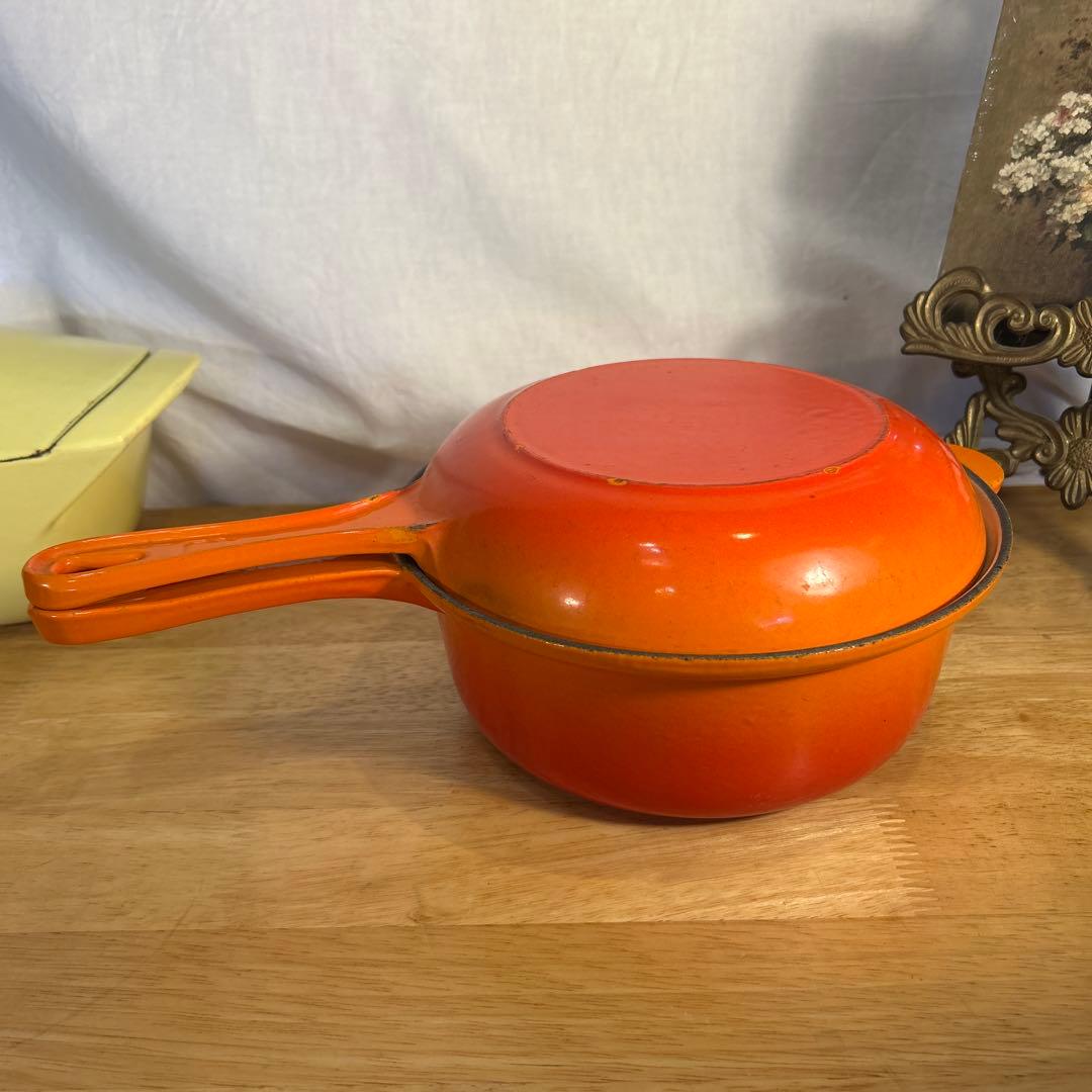 ル・クルーゼ／マルチファンクション 片手鍋 22cm オレンジスキレット