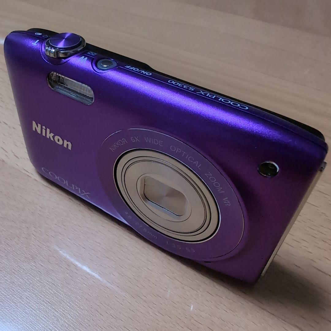 【ジャンク】Nikon COOLPIX s3300 コンパクトデジタルカメラ