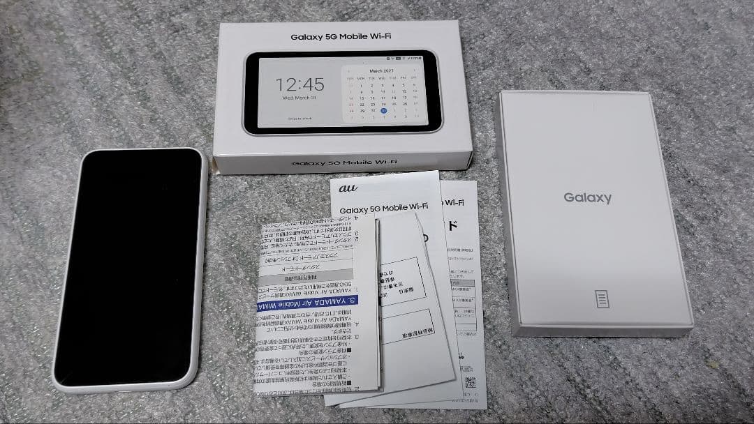 Galaxy 5G Mobile Wi-Fi ホワイト 美品 初期化済み