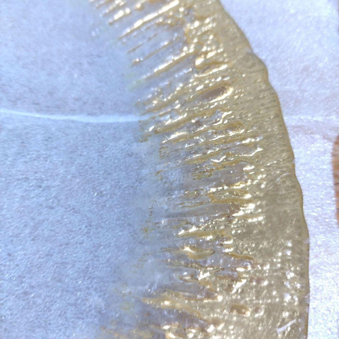 4枚セット フランフラン　ガラス　プレート ゴールド