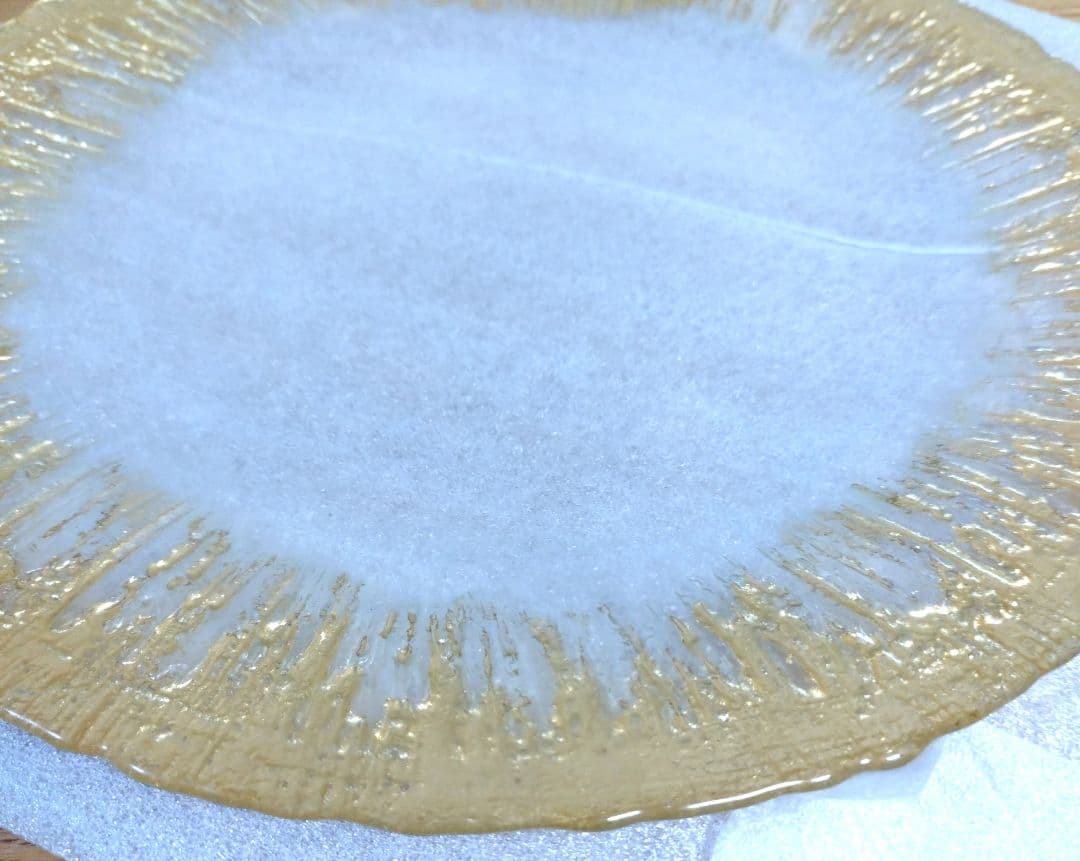 4枚セット フランフラン　ガラス　プレート ゴールド