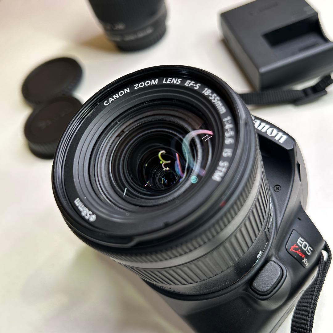 5474【極美品】キャノン EOS kiss X10 ダブルズームキット