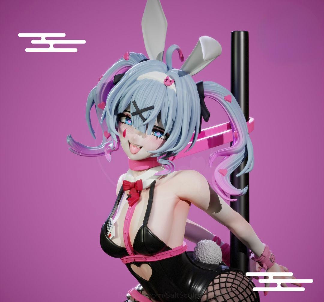 初音ミク　バニー　ガレージキット　フィギュア　美女　美少女　1/7 未塗装未組立