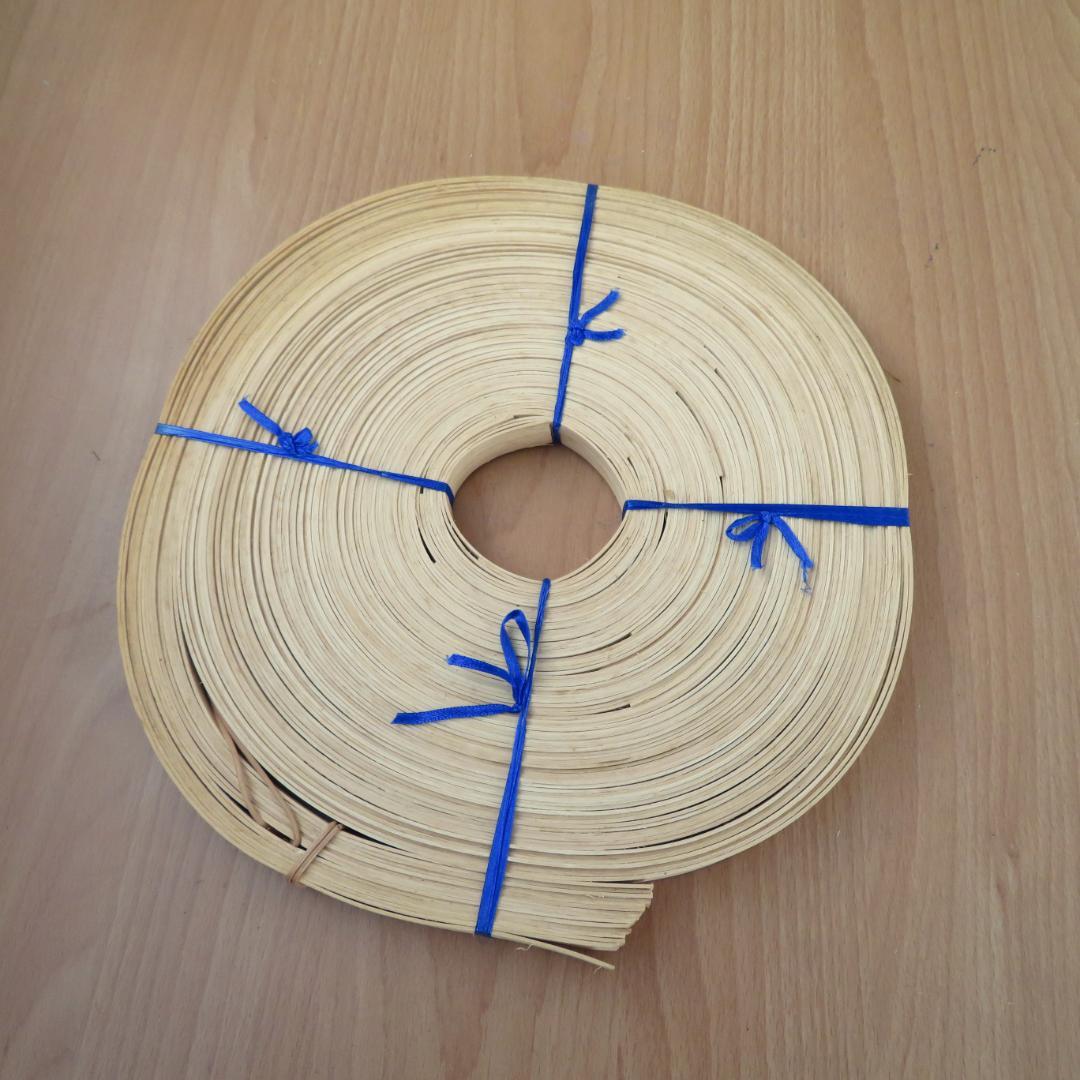 希少レア　ハンドメイド　バスケット材料　リード　5点セット　約2,200g　木製