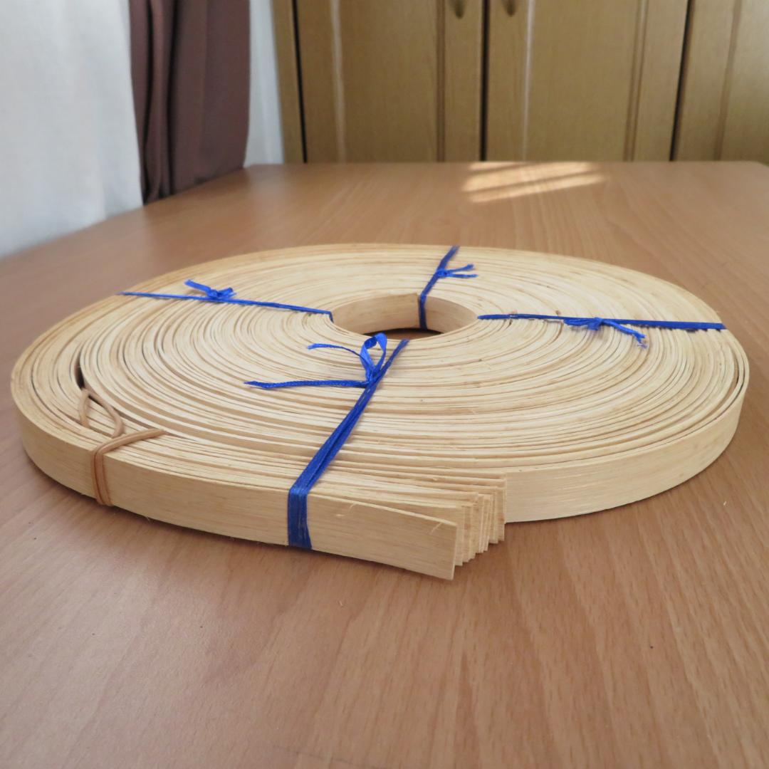 希少レア　ハンドメイド　バスケット材料　リード　5点セット　約2,200g　木製