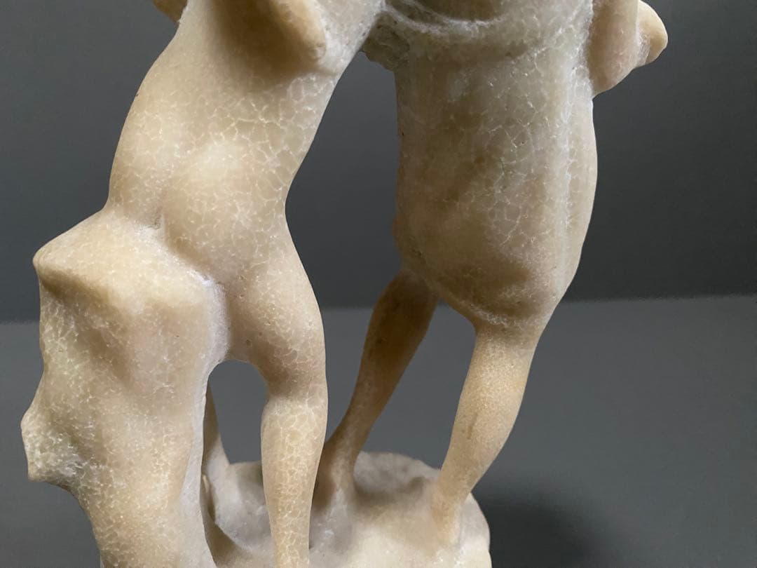 フランス ブロカント 顔のない天使 彫刻 置物 オブジェ