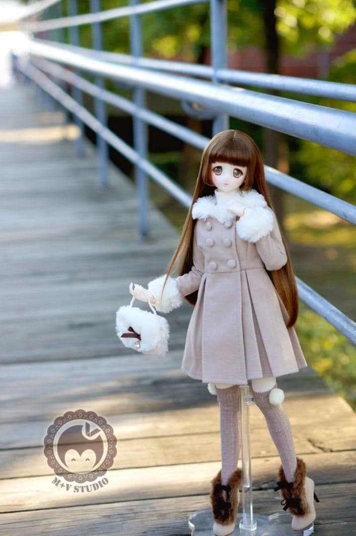 H54 BJD 1/3 ドール　衣装 コート　衣装のみ　ハンドメイド