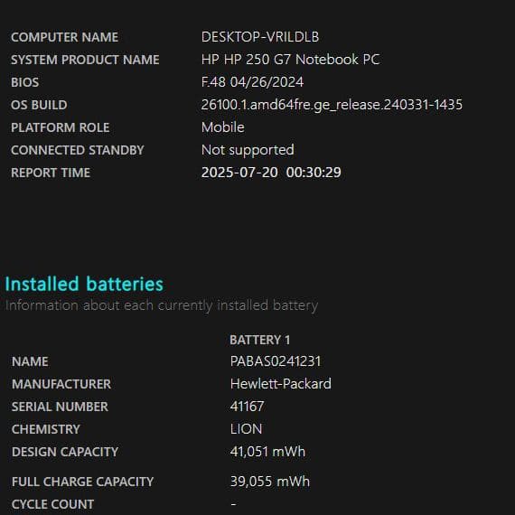 HP 250 G7◆i5-8265U/SSD+HDD 500G/8G/DVDRW