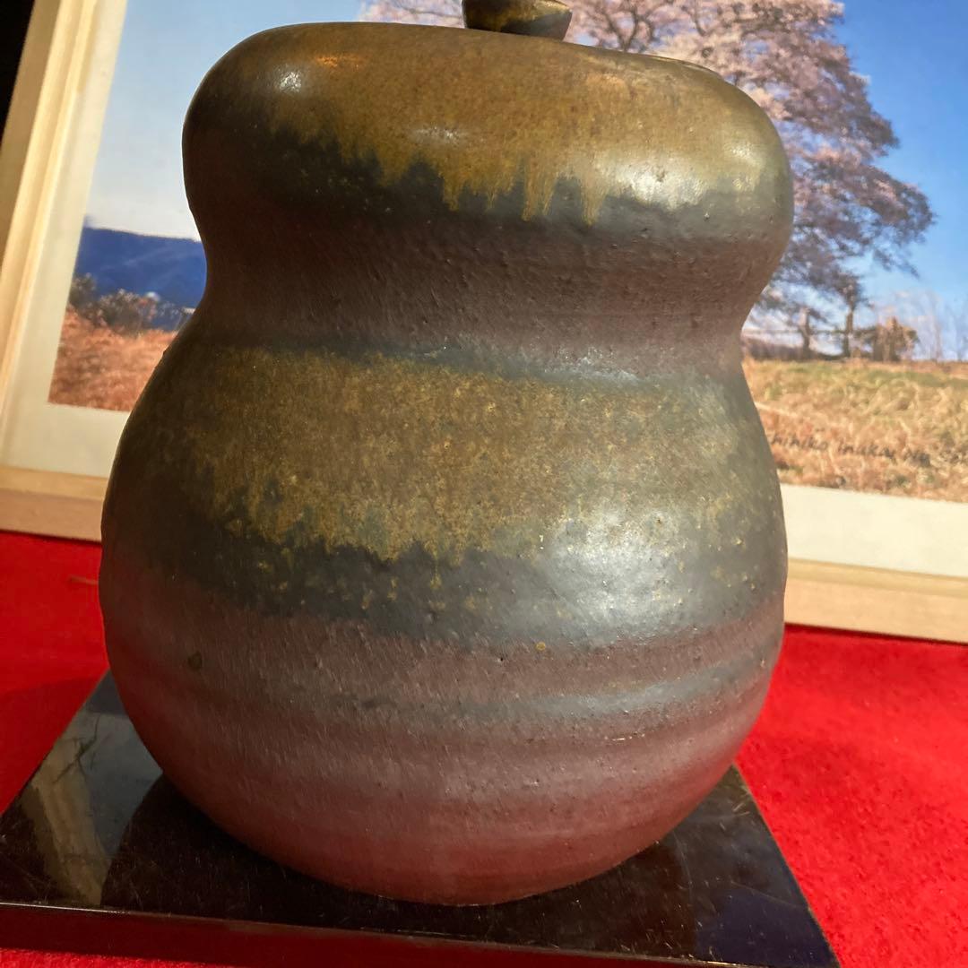 備前焼美術品茶道具水差生陶衆啓作品です❣️