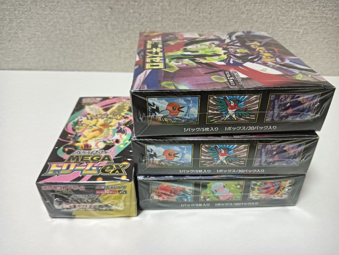 MEGAドリームex　ムニキスゼロ　ニンジャスピナー　計4box