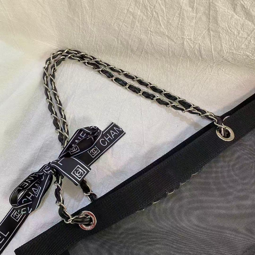 CHANEL ノベルティ メッシュショルダーバッグ 大容量