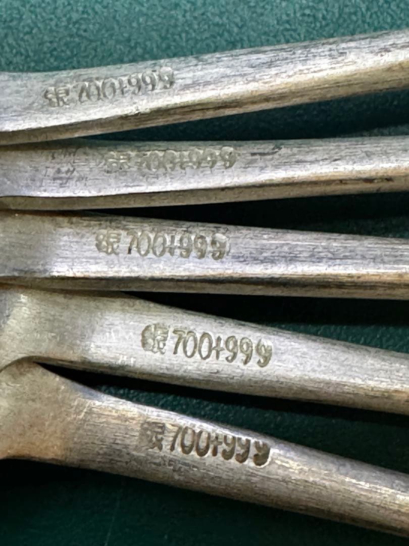 銀製品　韓国　silver カトラリー　食器　銀700 銀999 純銀