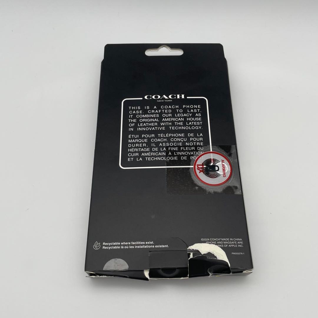 【新品】Coach - iPhone 16 - シグネイチャー　ケース　198