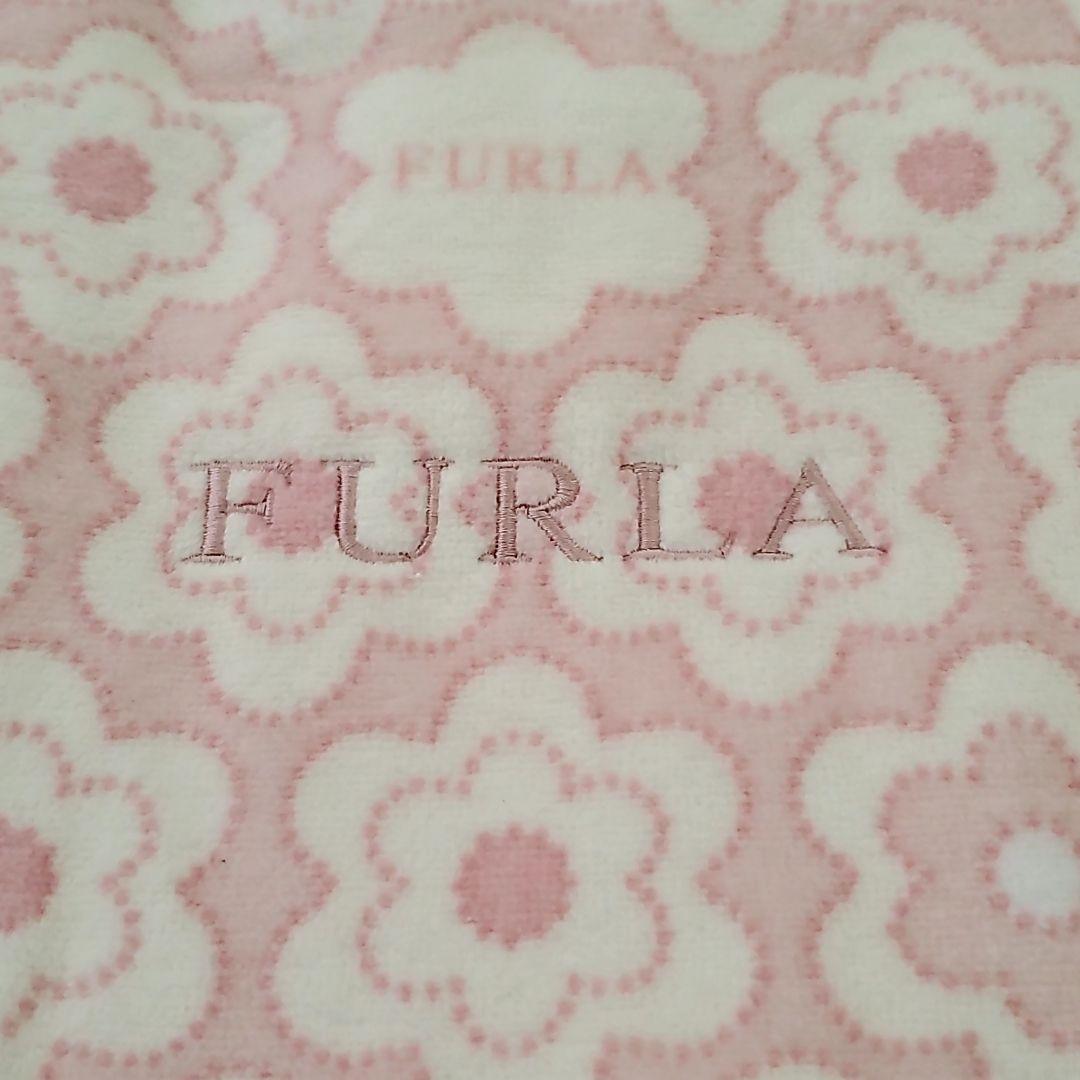 【新品】レア FURLA 綿毛布 花柄 ピンク
