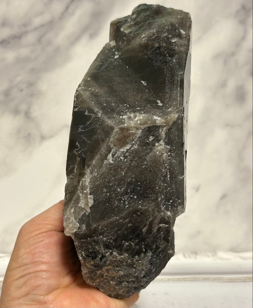 1.5kg ⭐️モリオンクラスター❤︎専用台座 【最強】天然石　浄化　邪鬼　黒水晶⭐️