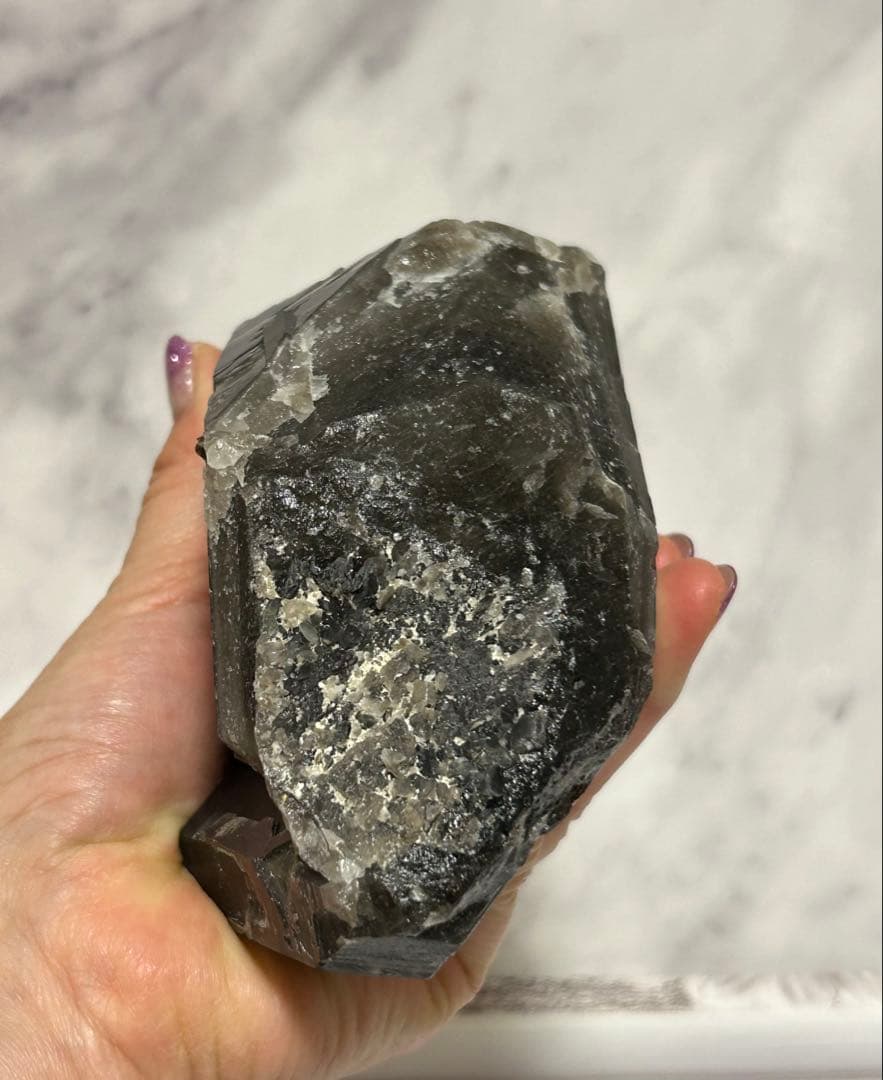 1.5kg ⭐️モリオンクラスター❤︎専用台座 【最強】天然石　浄化　邪鬼　黒水晶⭐️