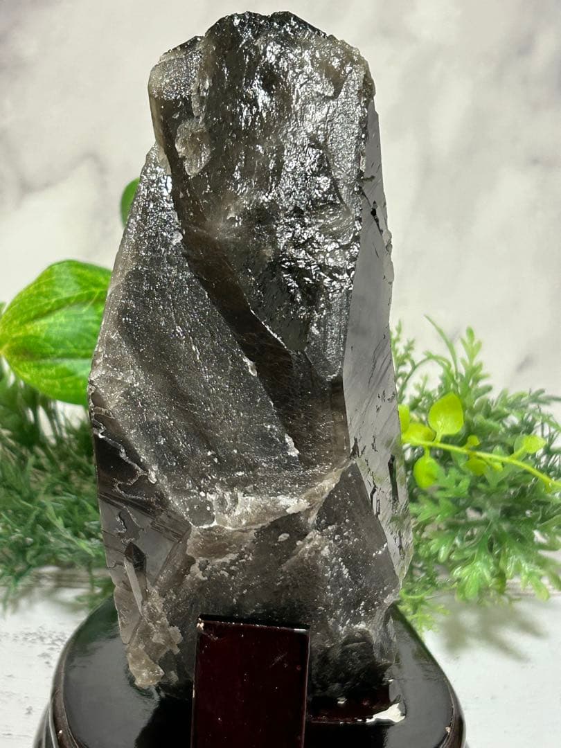 1.5kg ⭐️モリオンクラスター❤︎専用台座 【最強】天然石　浄化　邪鬼　黒水晶⭐️