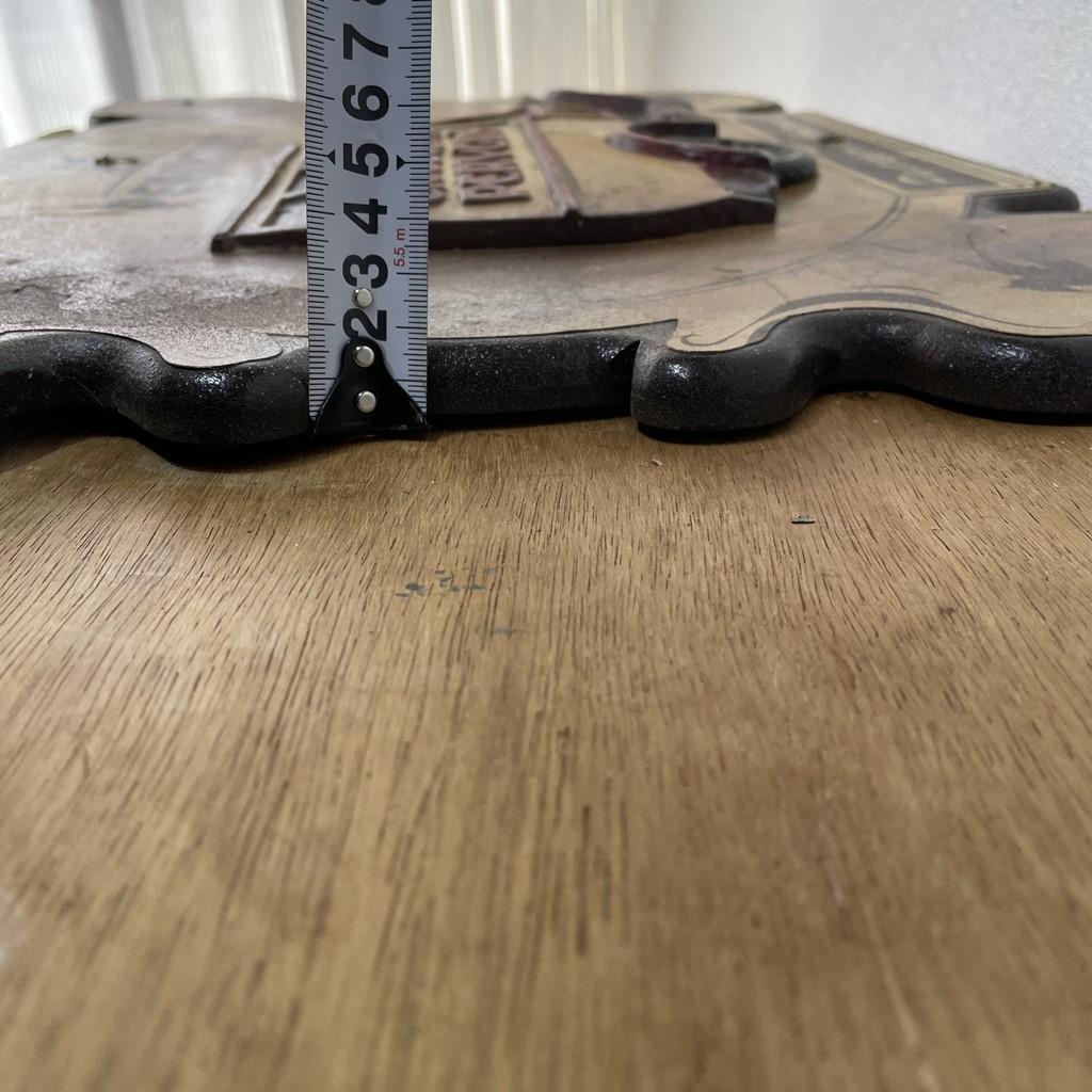 ペルジーナ　木製　ディスプレイ　　看板　レトロ　年代物　ガレージX363