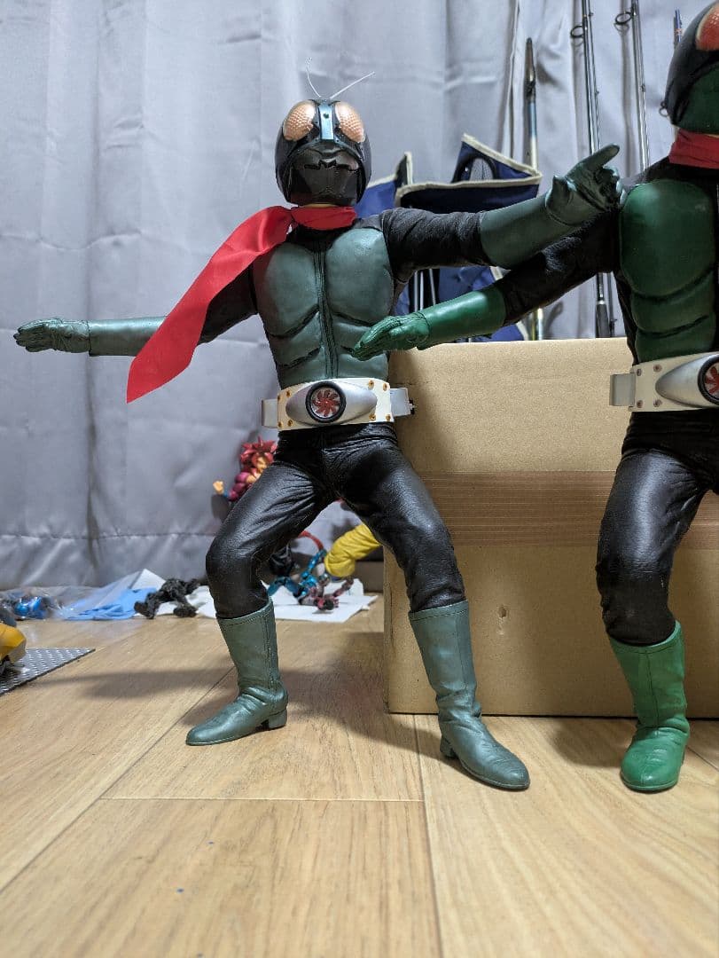仮面ライダー旧1号、桜島1号、旧2号 フィギュア 3体セット