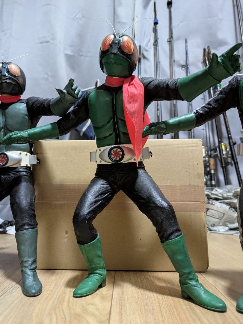 仮面ライダー旧1号、桜島1号、旧2号 フィギュア 3体セット