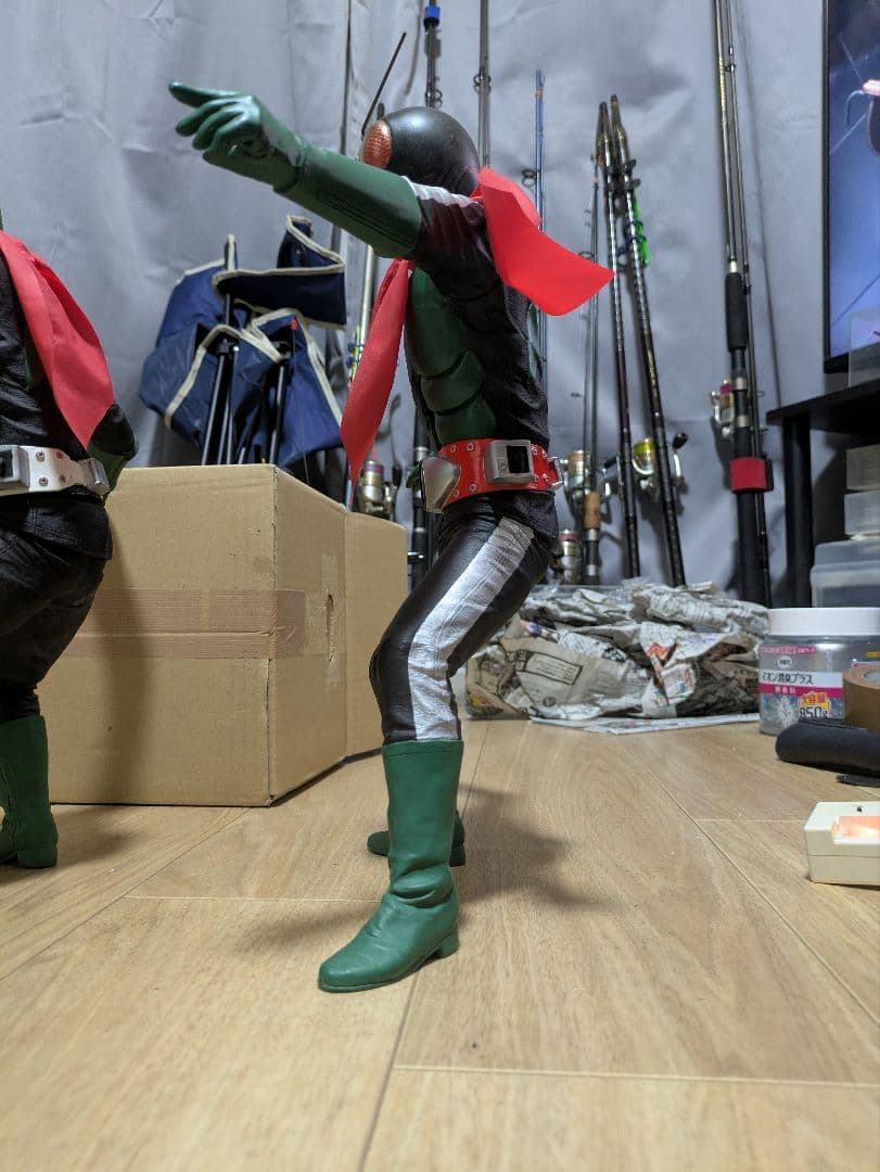 仮面ライダー旧1号、桜島1号、旧2号 フィギュア 3体セット