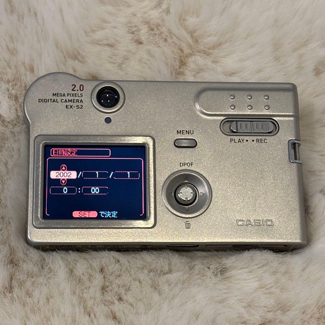 【美品】CASIO カシオ EXILIM EX-S2 レトロコンデジ