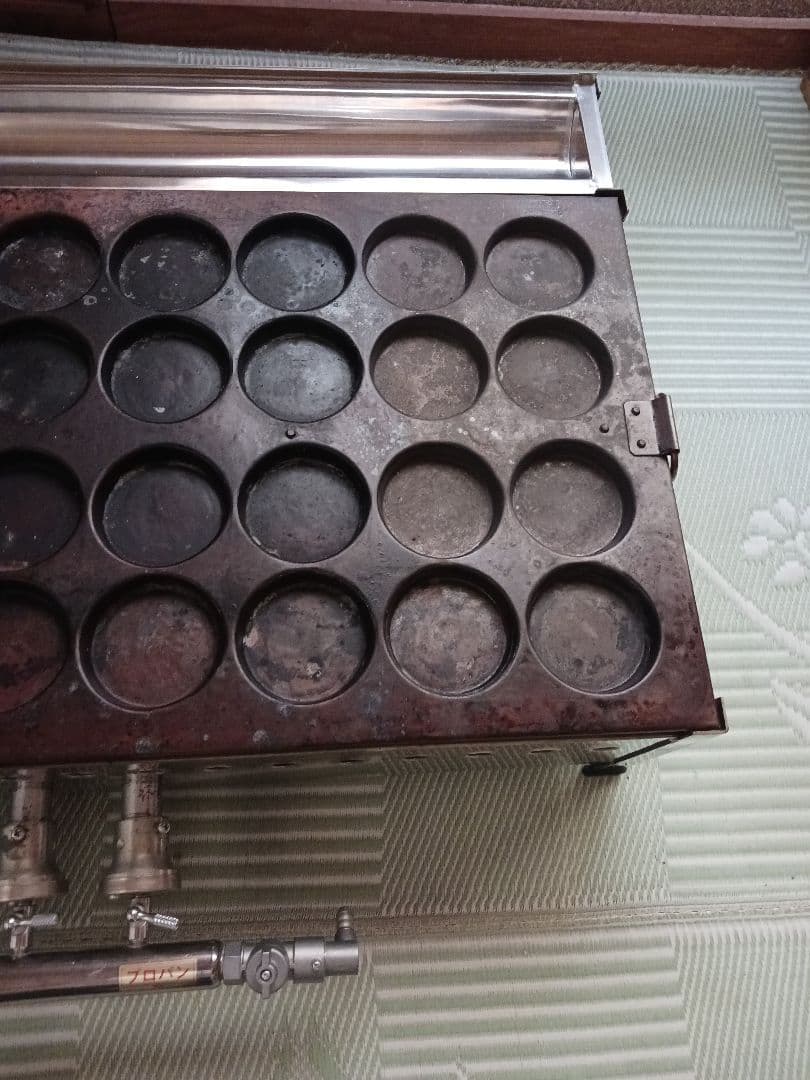 大判焼(回転焼)銅板40穴プロパンガス★イベント什器★屋台★美品