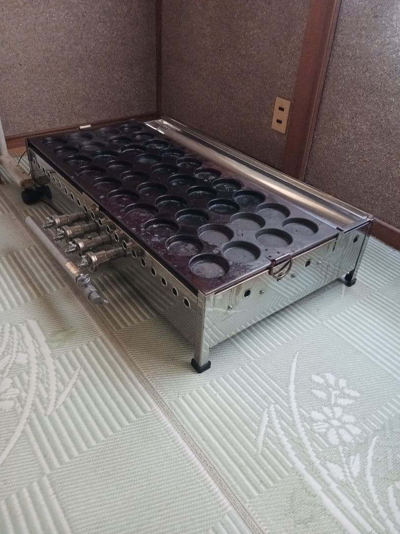 大判焼(回転焼)銅板40穴プロパンガス★イベント什器★屋台★美品