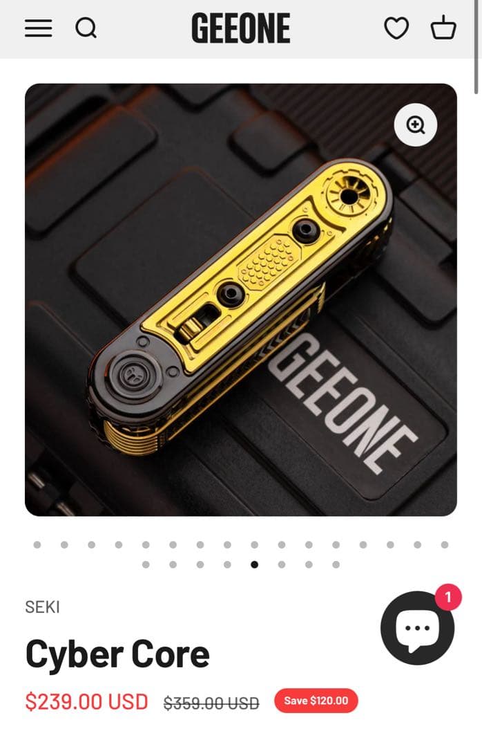 正規品SEKI Cyber Core セット EDC フィジェットトイ