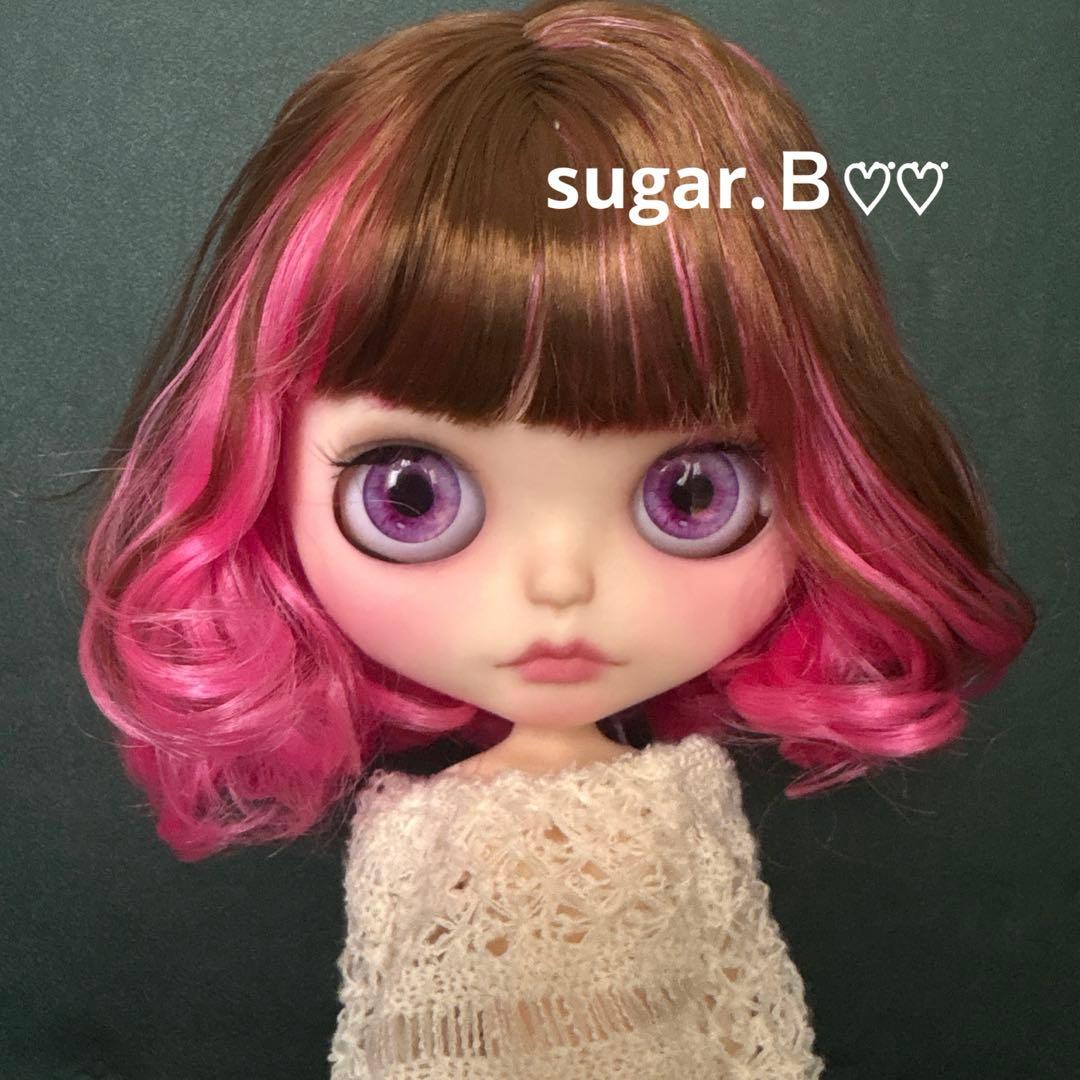 moila♡♡ アイシードールカスタム❤︎ブラウン×ピンク❤︎
