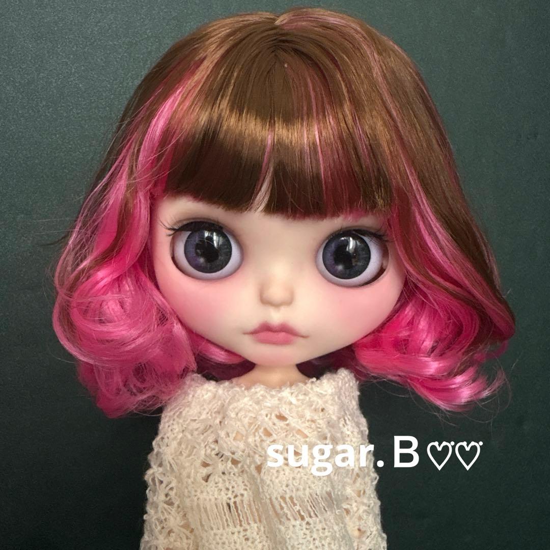 moila♡♡ アイシードールカスタム❤︎ブラウン×ピンク❤︎