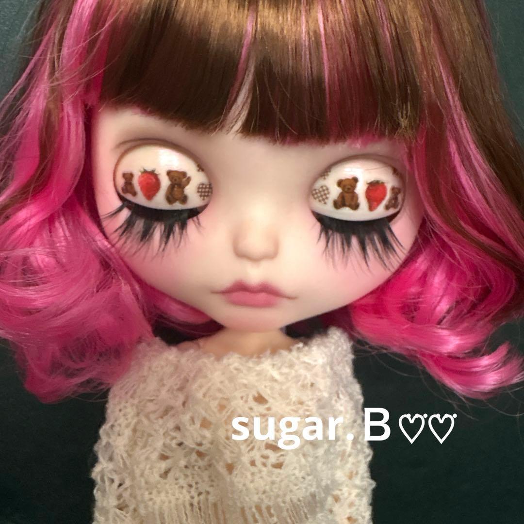 moila♡♡ アイシードールカスタム❤︎ブラウン×ピンク❤︎