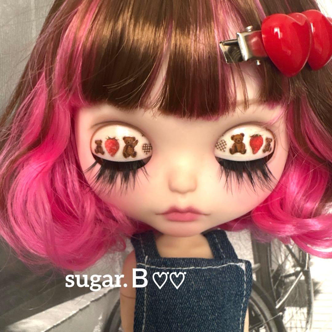 moila♡♡ アイシードールカスタム❤︎ブラウン×ピンク❤︎